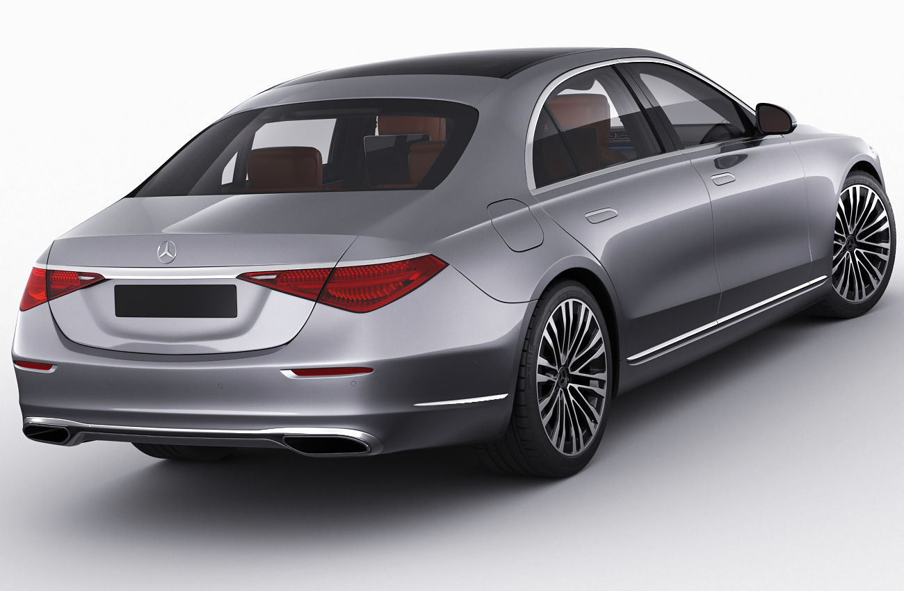 Mercedes-Benz S-class 2021 LWB and SWB 3D model_1