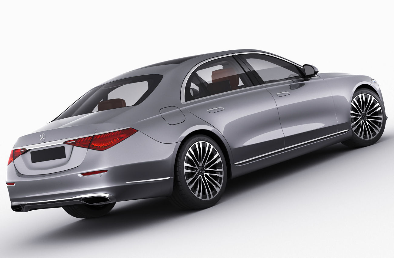 Mercedes-Benz S-class 2021 LWB and SWB 3D model_11