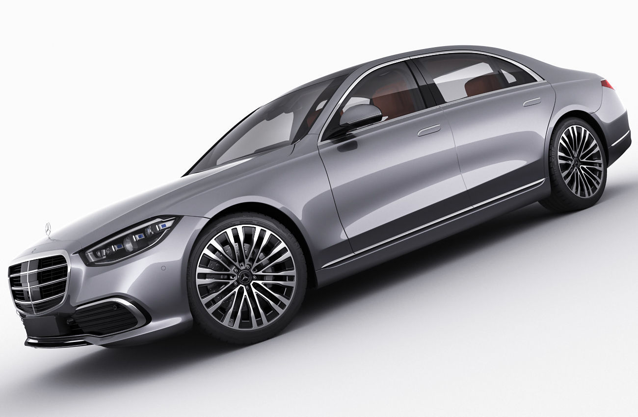 Mercedes-Benz S-class 2021 LWB and SWB 3D model_10