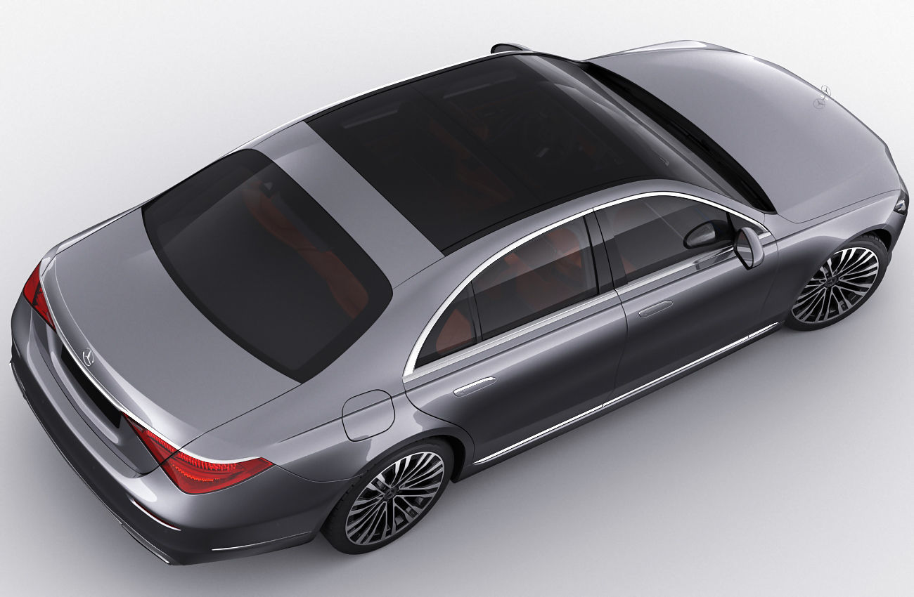 Mercedes-Benz S-class 2021 LWB and SWB 3D model_9