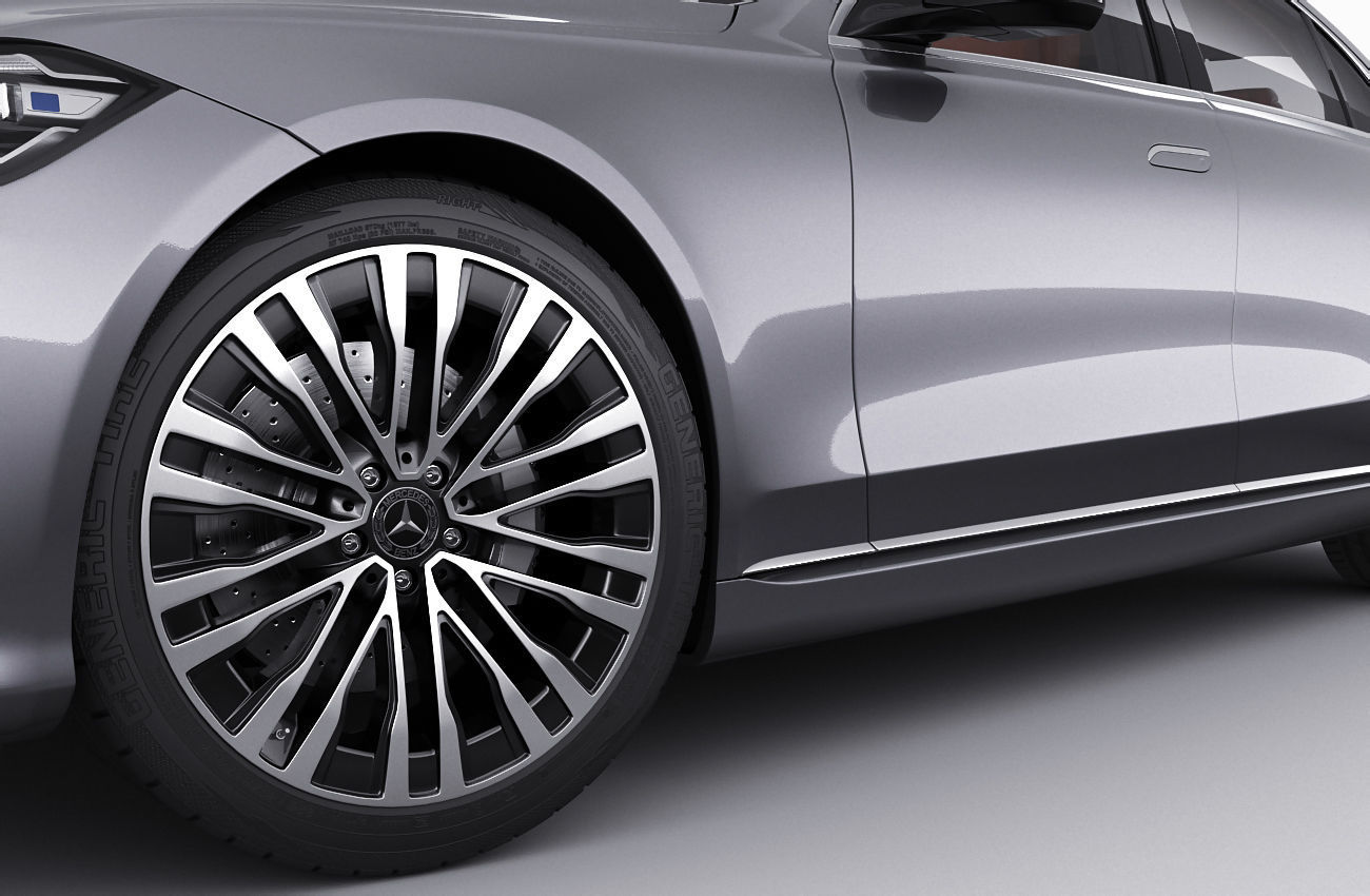 Mercedes-Benz S-class 2021 LWB and SWB 3D model_12