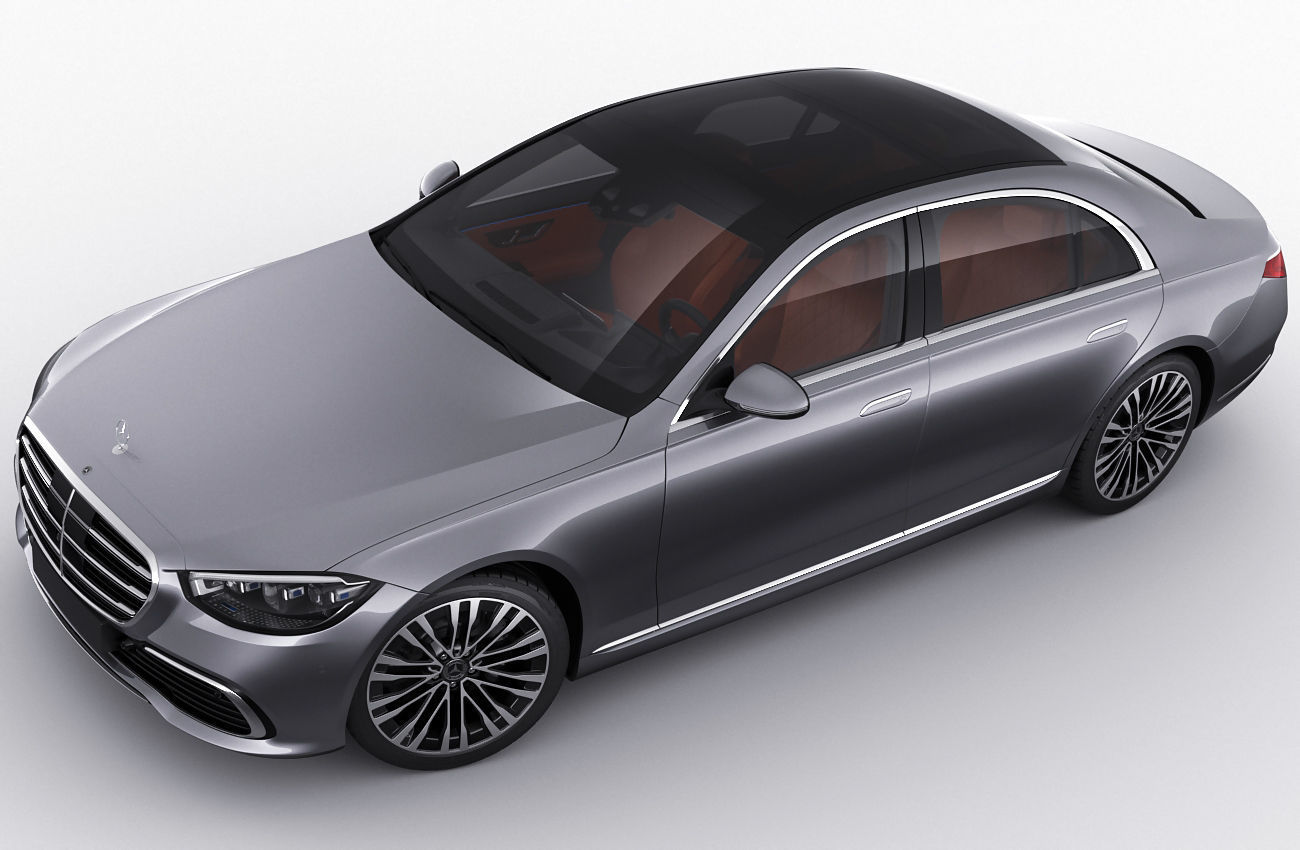 Mercedes-Benz S-class 2021 LWB and SWB 3D model_8