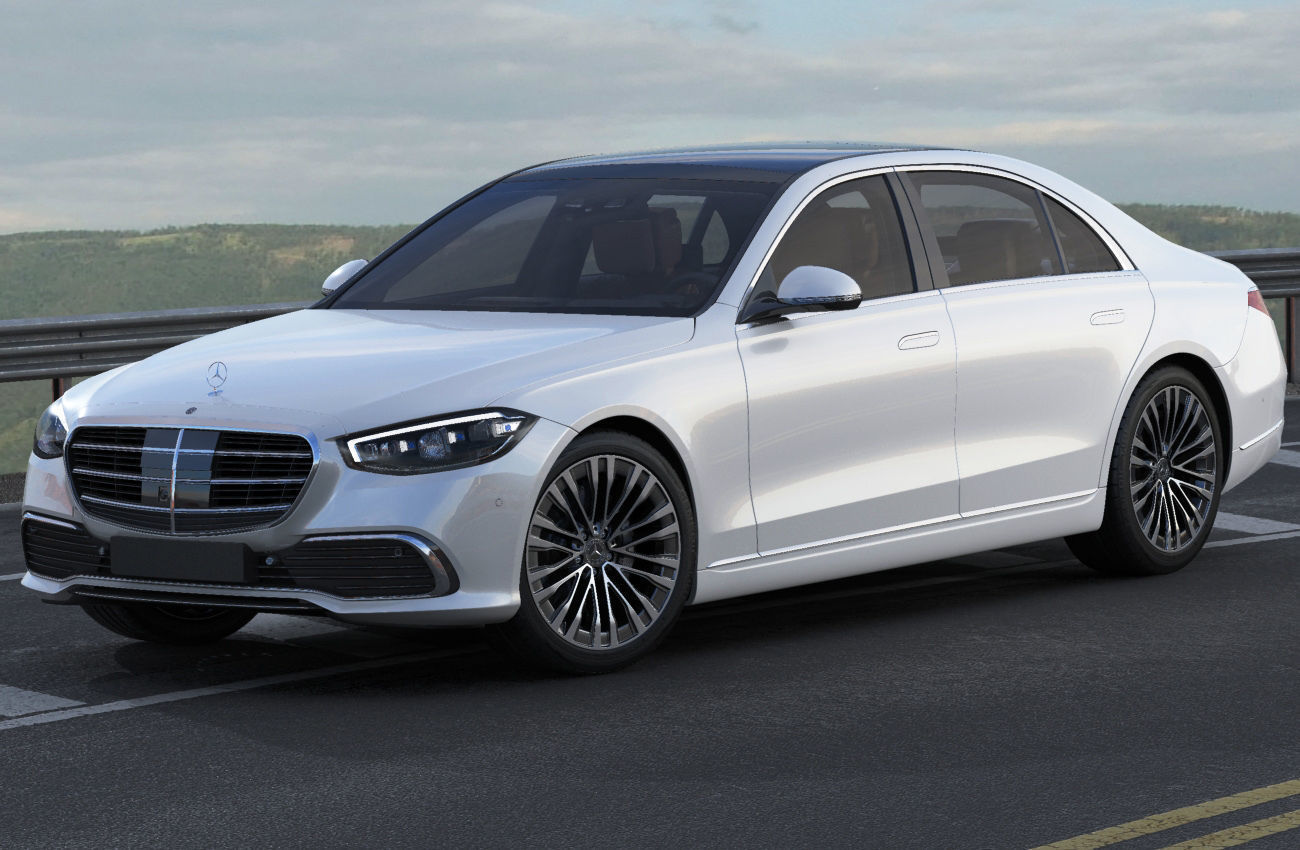 Mercedes-Benz S-class 2021 LWB and SWB 3D model_19