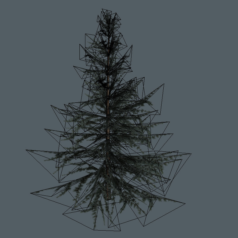 15 Pine Tree Lowpoly Models For Games Low-poly 3D model_27