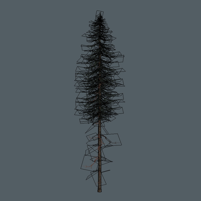 15 Pine Tree Lowpoly Models For Games Low-poly 3D model_24