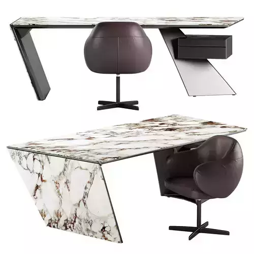 Cattelan Italia Nasdaq Keramik table Bombe x chair set