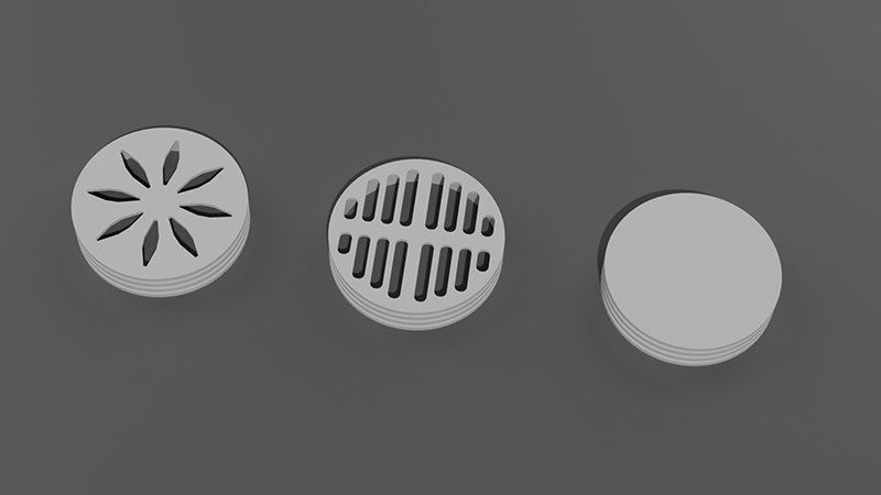 Shower Drain Covers - Bathroom Floor Drain Filter 3D print model_14