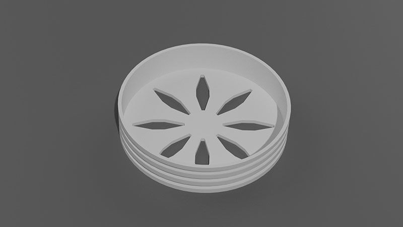 Shower Drain Covers - Bathroom Floor Drain Filter 3D print model_1
