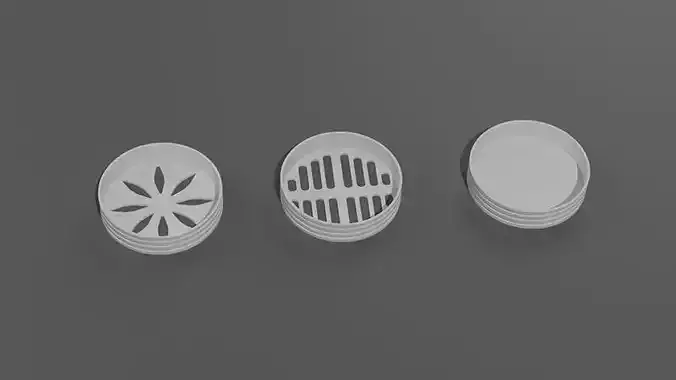 Shower Drain Covers - Bathroom Floor Drain Filter 3D print model