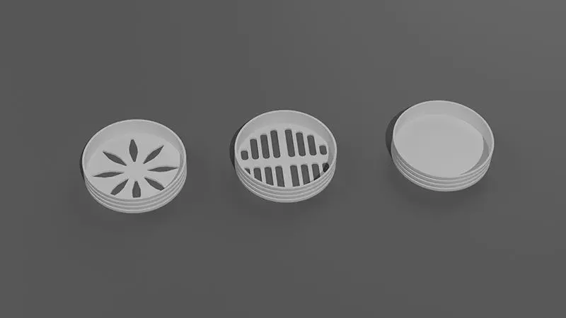 Shower Drain Covers - Bathroom Floor Drain Filter 3D print model_0