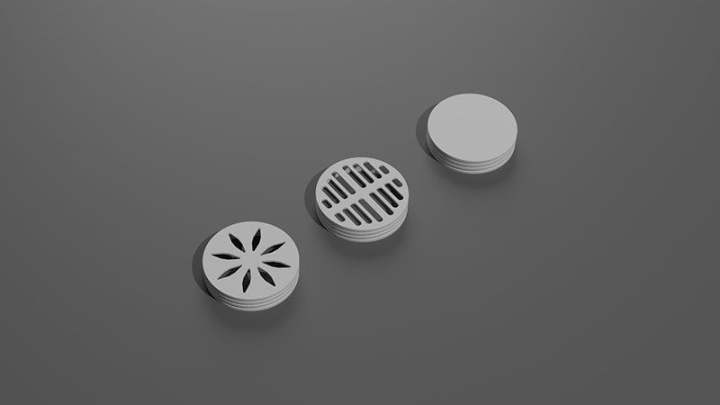 Shower Drain Covers - Bathroom Floor Drain Filter 3D print model_5