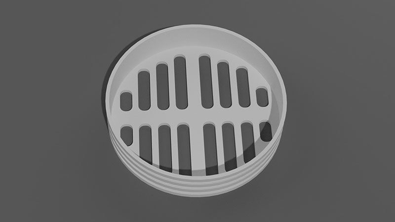 Shower Drain Covers - Bathroom Floor Drain Filter 3D print model_2