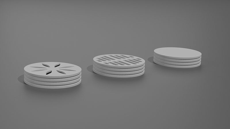 Shower Drain Covers - Bathroom Floor Drain Filter 3D print model_10