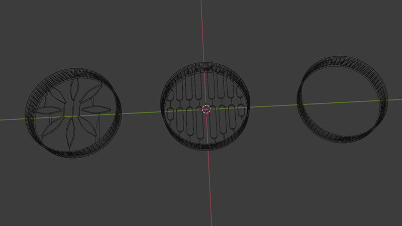 Shower Drain Covers - Bathroom Floor Drain Filter 3D print model_7