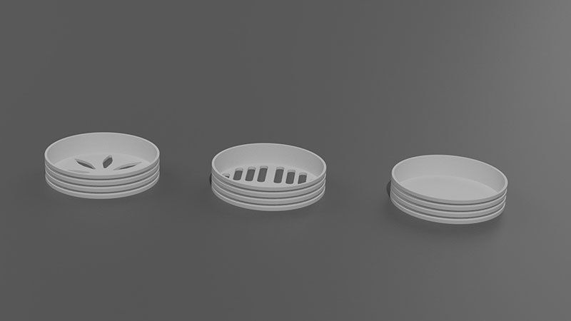 Shower Drain Covers - Bathroom Floor Drain Filter 3D print model_3