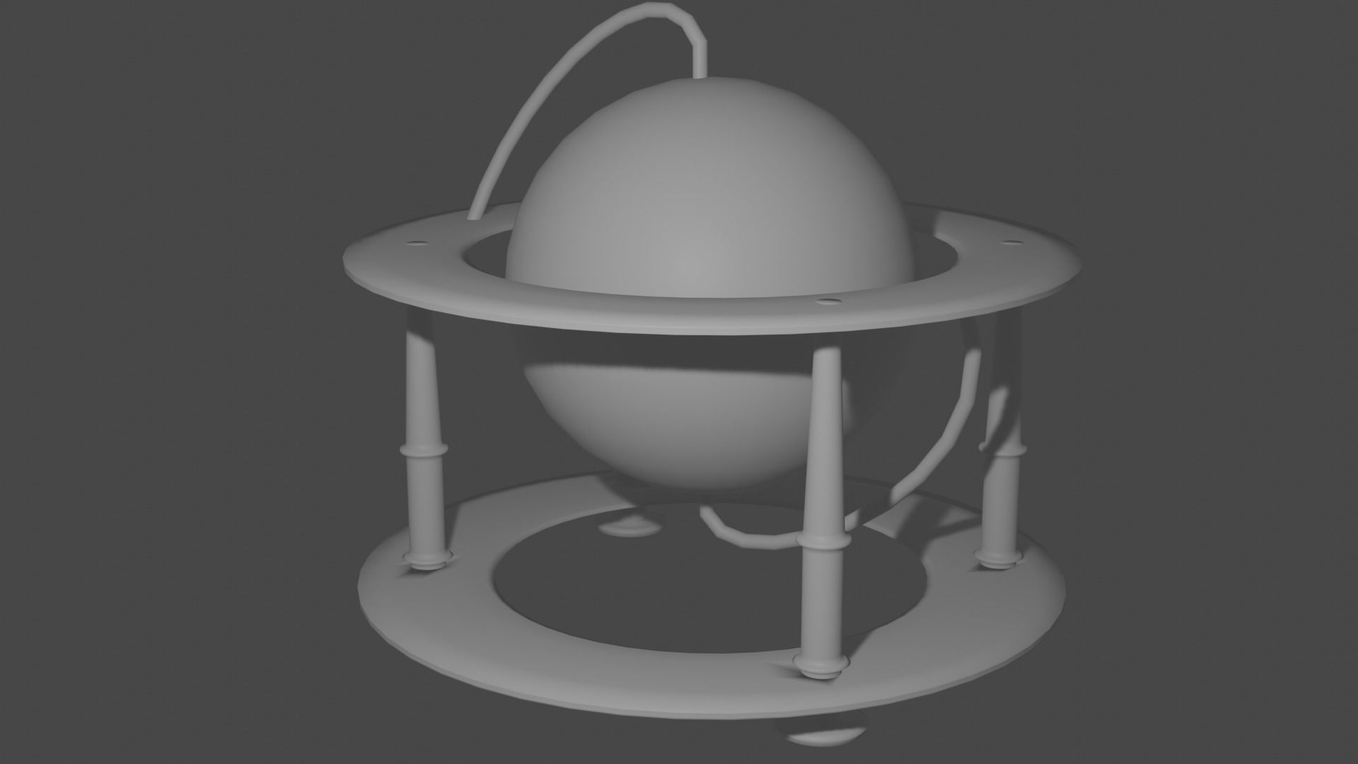 World ball 3D model_3