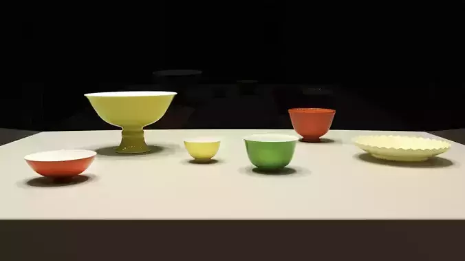 Chinese ceramics set - Yongzheng period