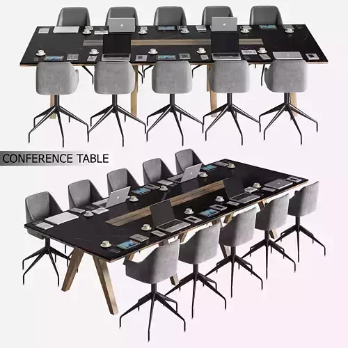conference table 02 3D model