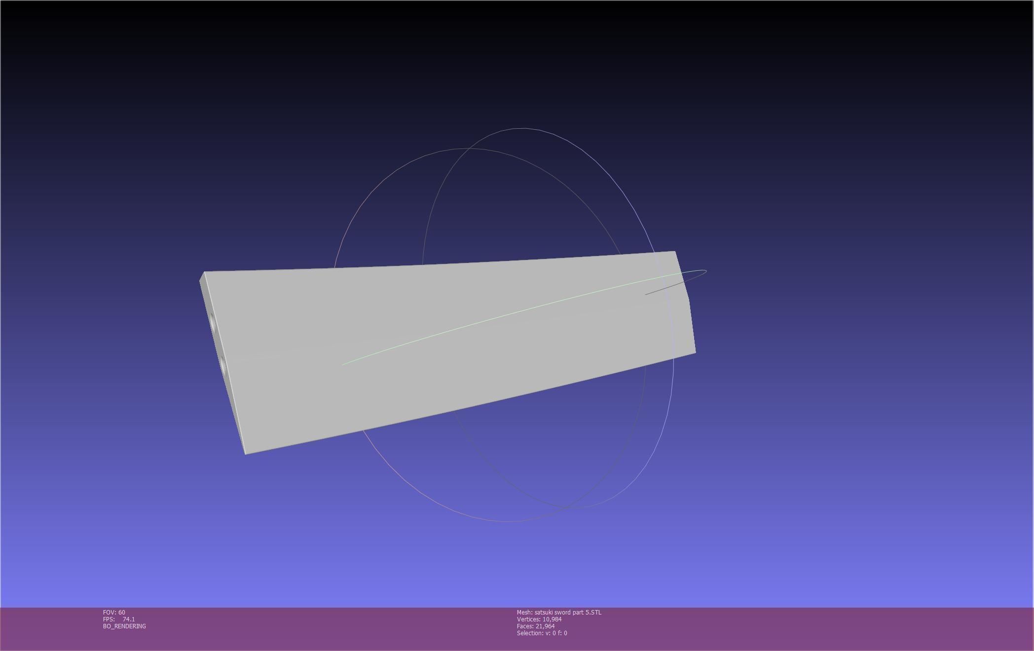 Kill La Kill Satsuki Sword And Sheath Printable Assembly 3D print model_105