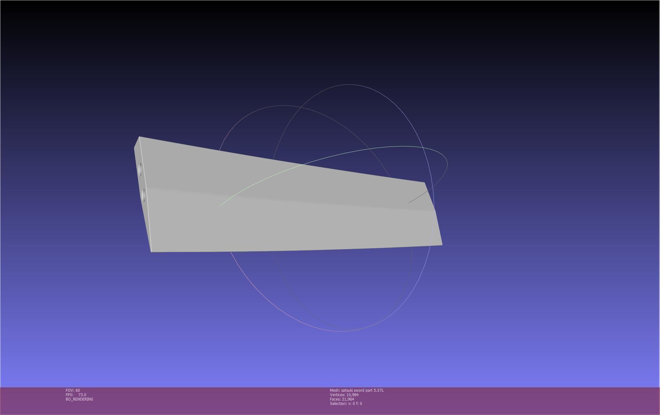 Kill La Kill Satsuki Sword And Sheath Printable Assembly 3D print model_102