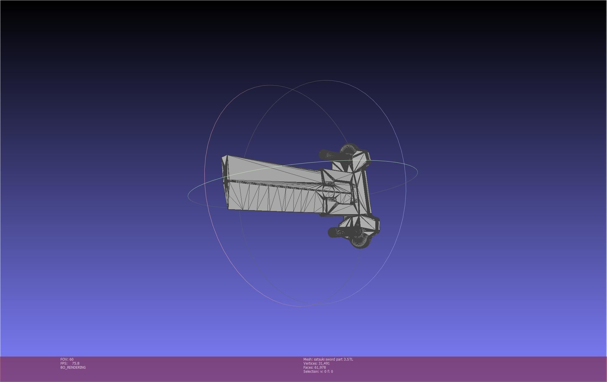 Kill La Kill Satsuki Sword And Sheath Printable Assembly 3D print model_91