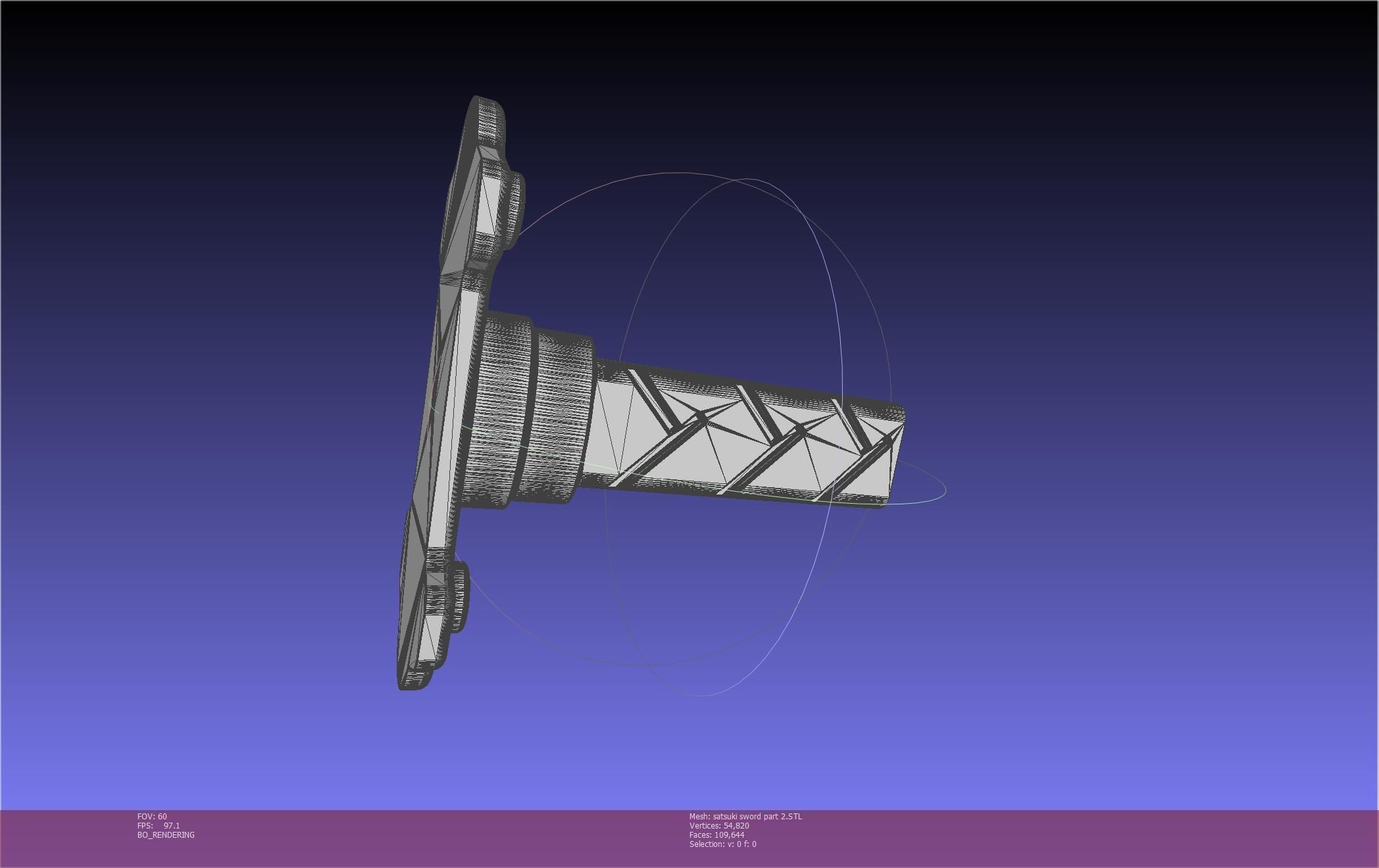 Kill La Kill Satsuki Sword And Sheath Printable Assembly 3D print model_104