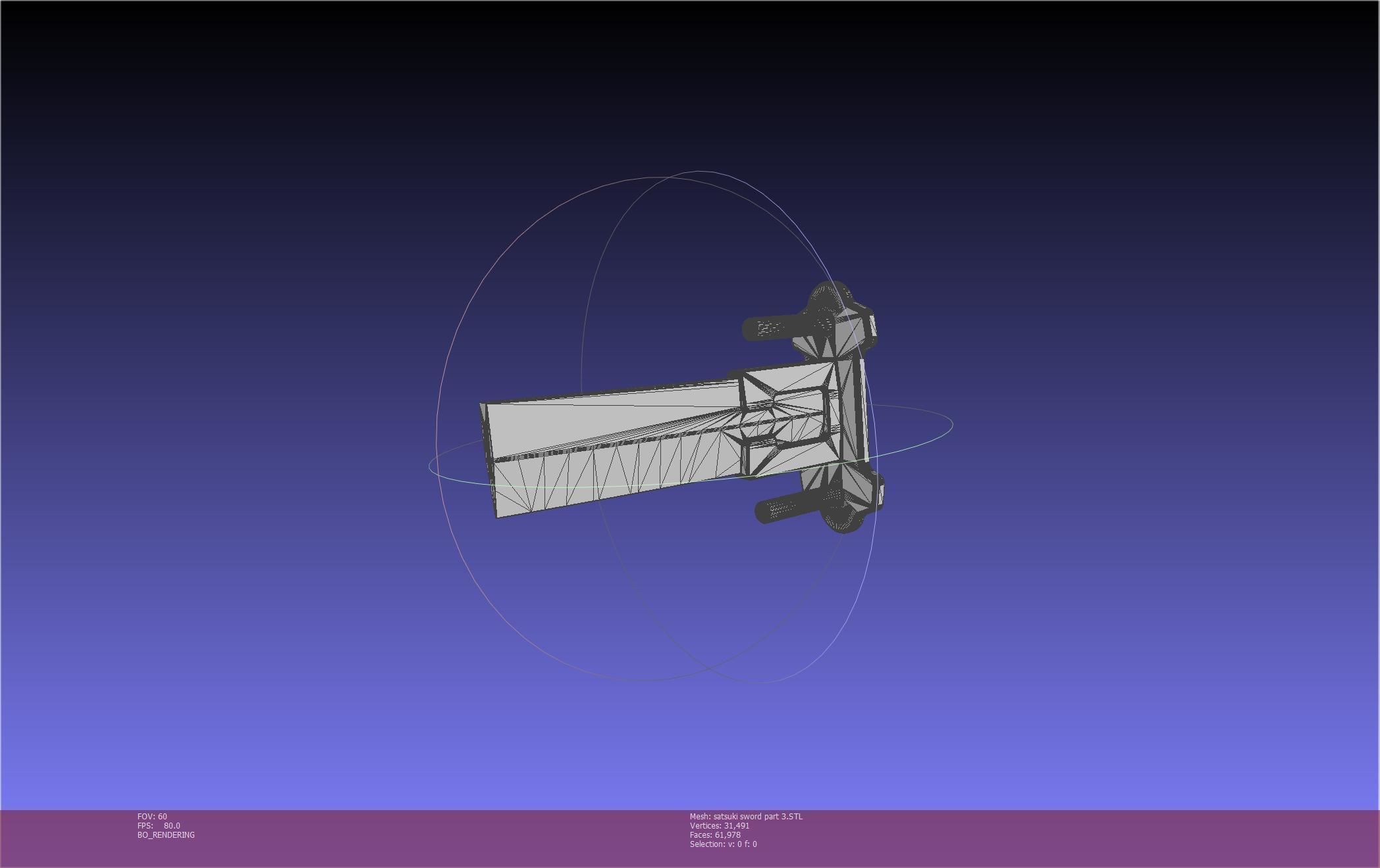 Kill La Kill Satsuki Sword And Sheath Printable Assembly 3D print model_92