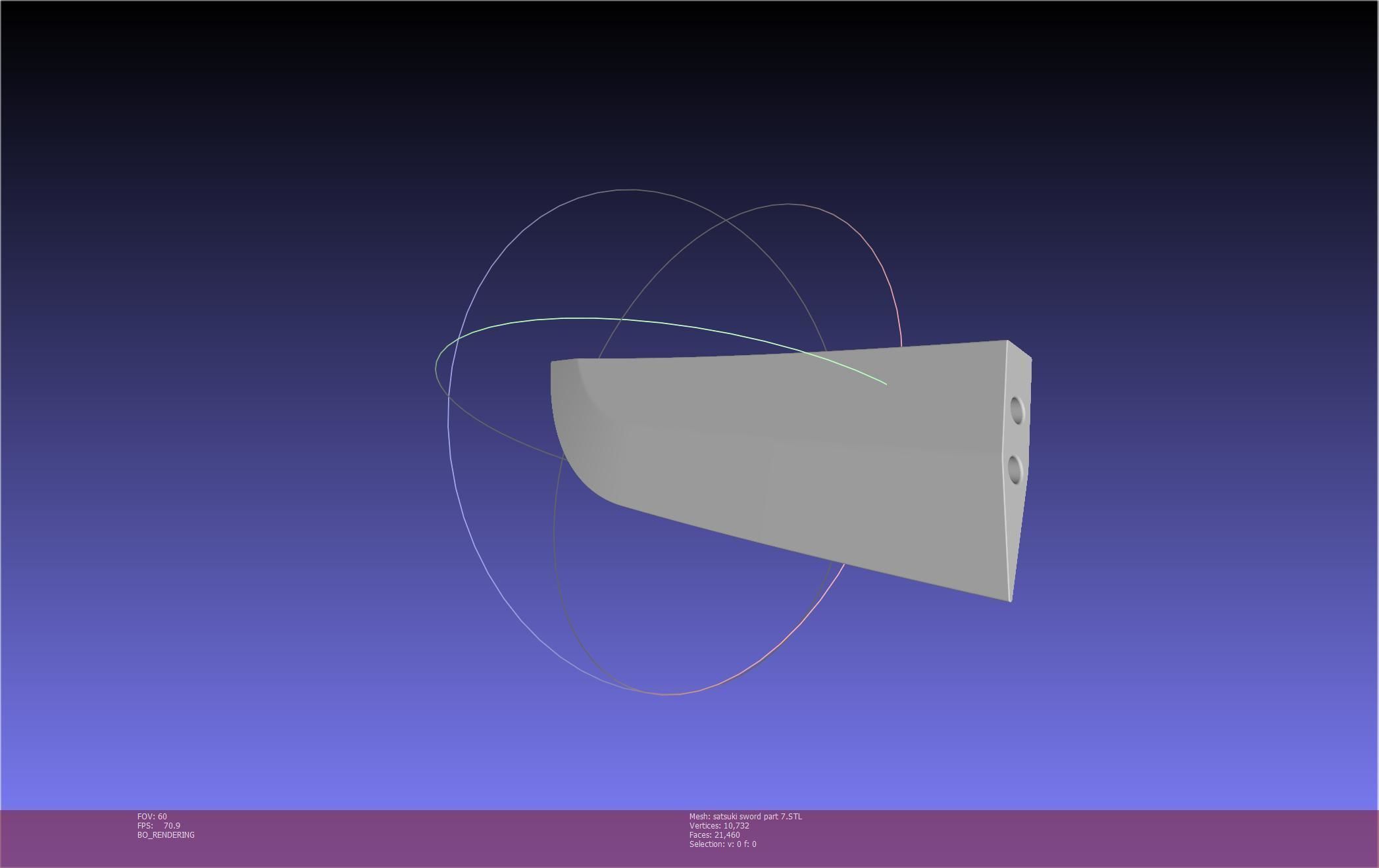 Kill La Kill Satsuki Sword And Sheath Printable Assembly 3D print model_106