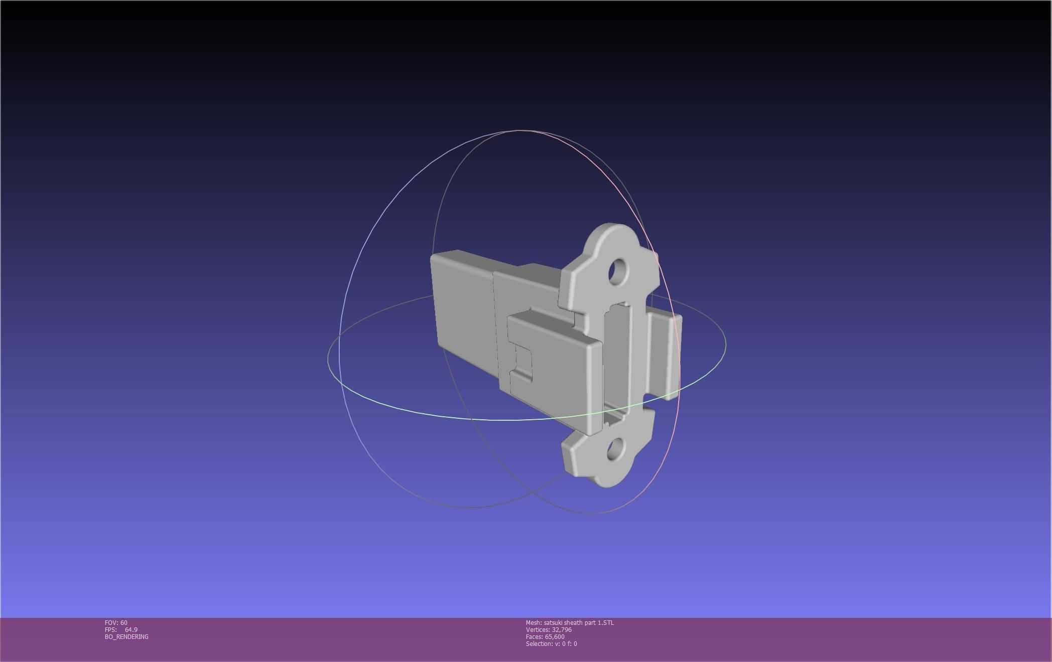 Kill La Kill Satsuki Sword And Sheath Printable Assembly 3D print model_110