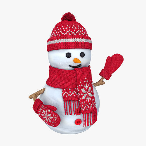 Snowman 3D model