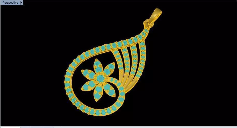 PENDANT egyptian bridge in gold Free 3D print model