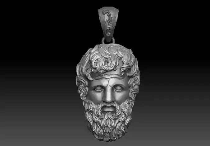 zeus PENDANT 3D print model