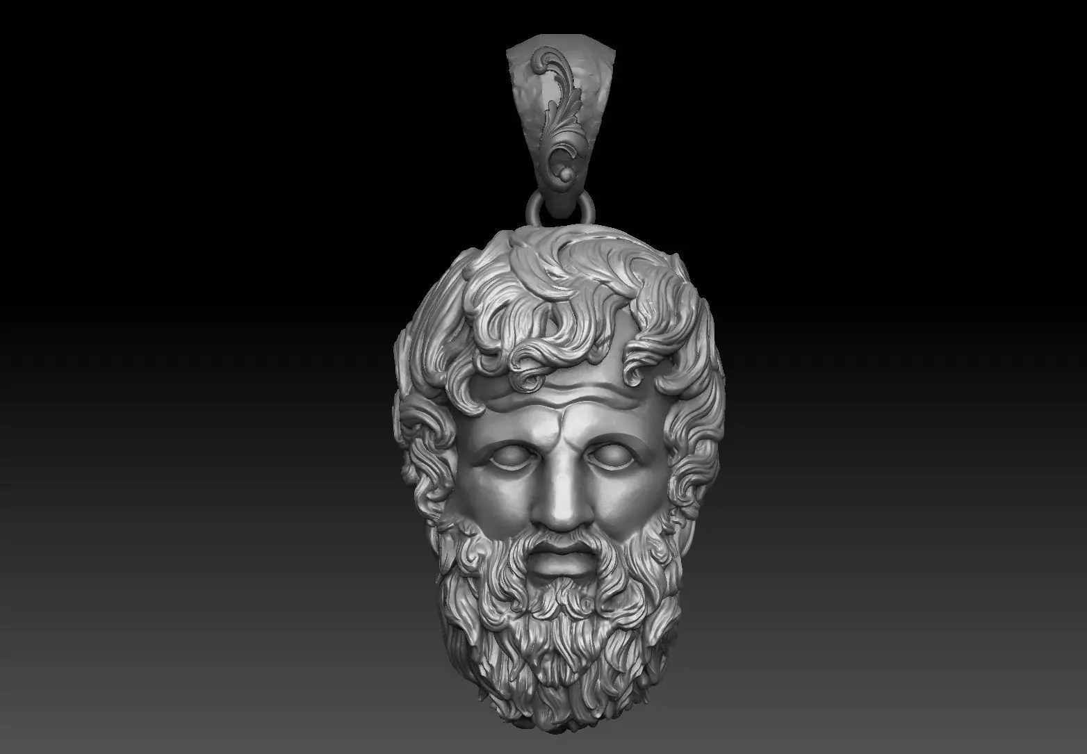 zeus PENDANT 3D print model_0