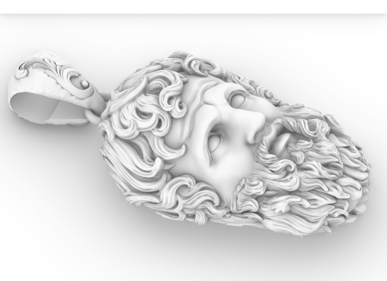 zeus PENDANT 3D print model_1