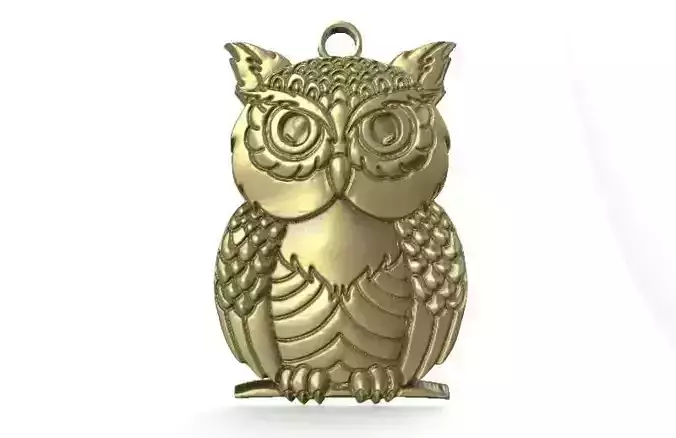 Owl pendant 4