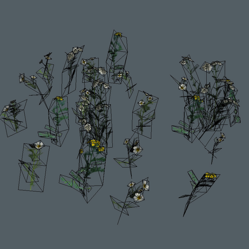 20 Ground Plants For Games Low-poly 3D model_36