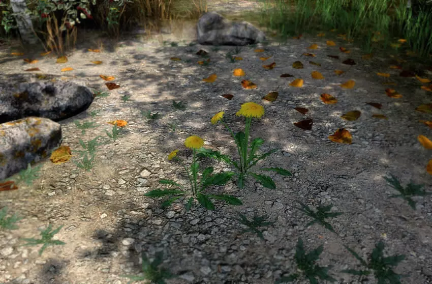 20 Ground Plants For Games Low-poly 3D model_0