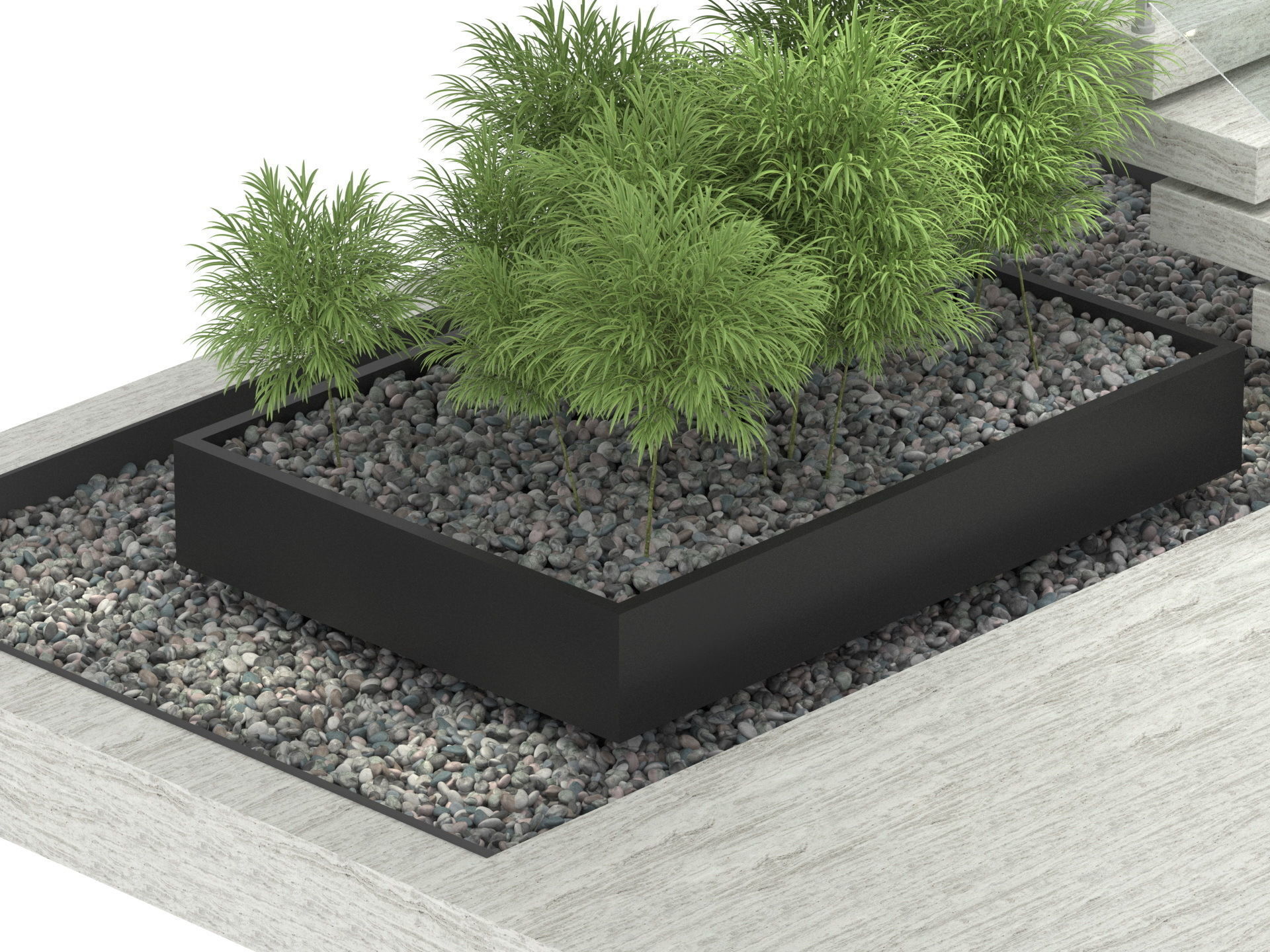 Green Staircase 3D model_4