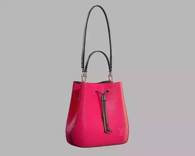 Louis Vuitton Neonoe MM Bag Epi Leather Grenade Pink  Low-poly 3D model