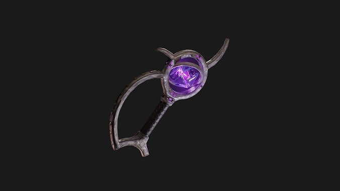 Electro Stick Low-poly 3D model