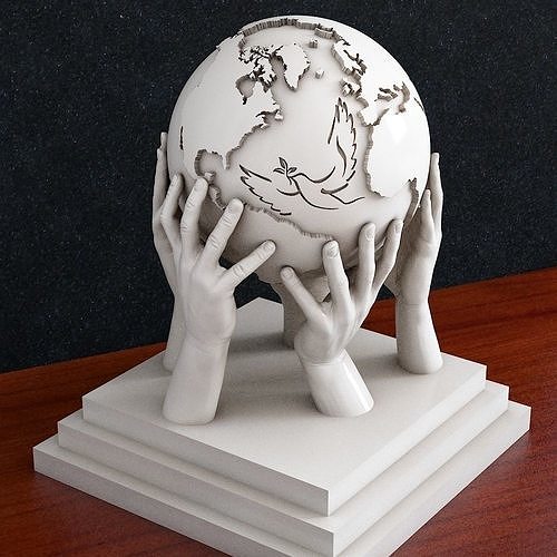 Dove of peace  3D print model