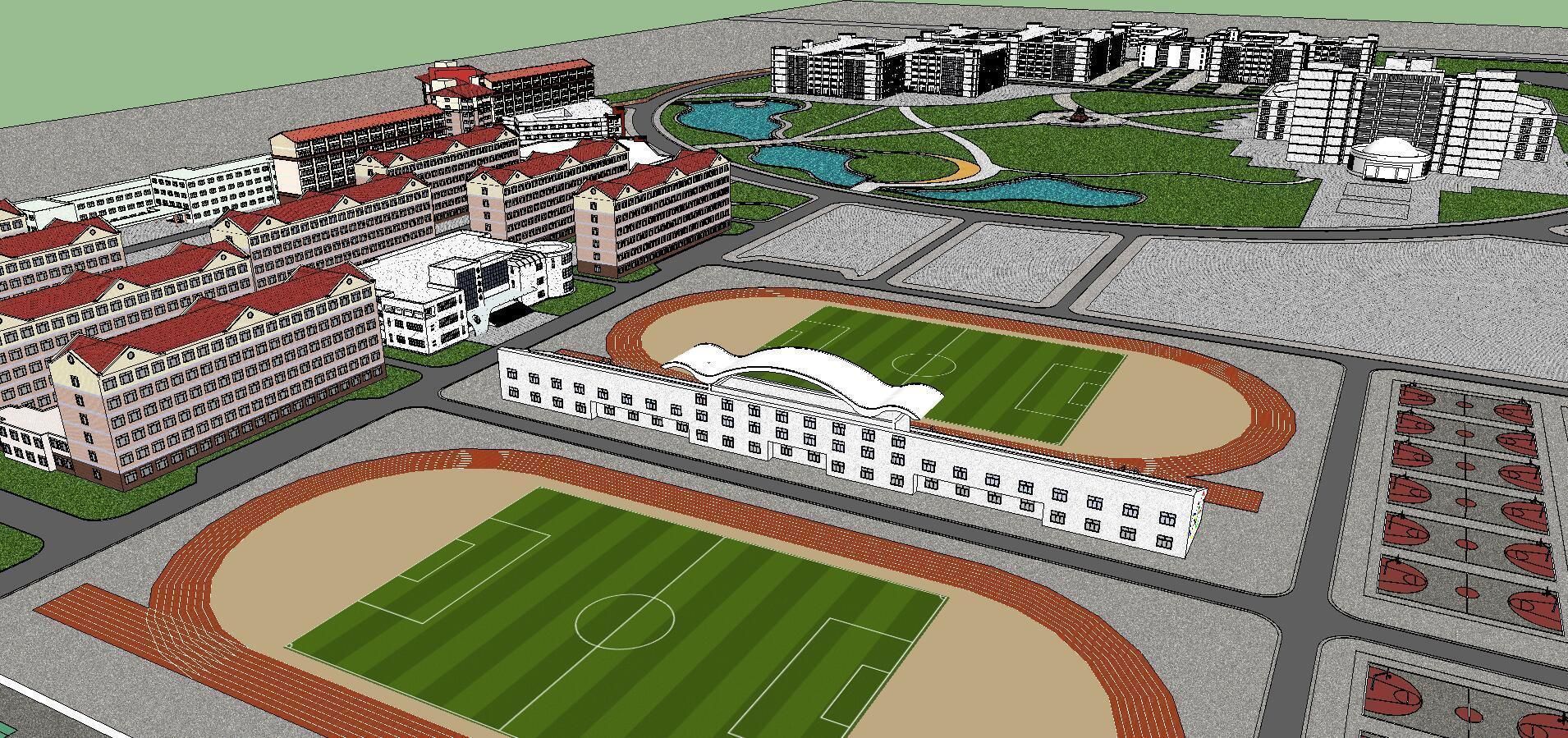 Region-City-School 70 3D model_2