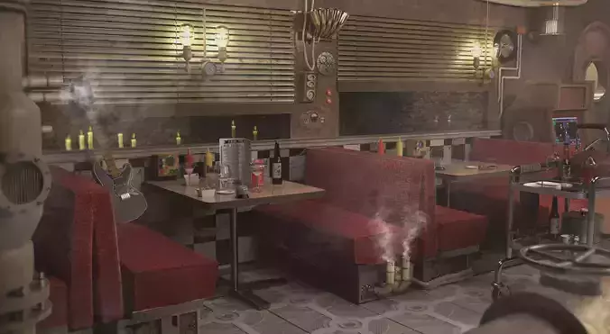 Steampunk restaurant