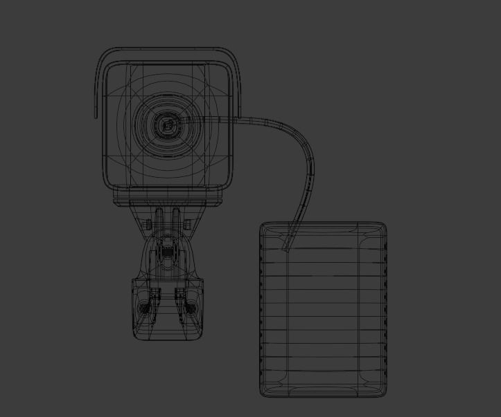 Realistic CCTV Camera 3D model_6