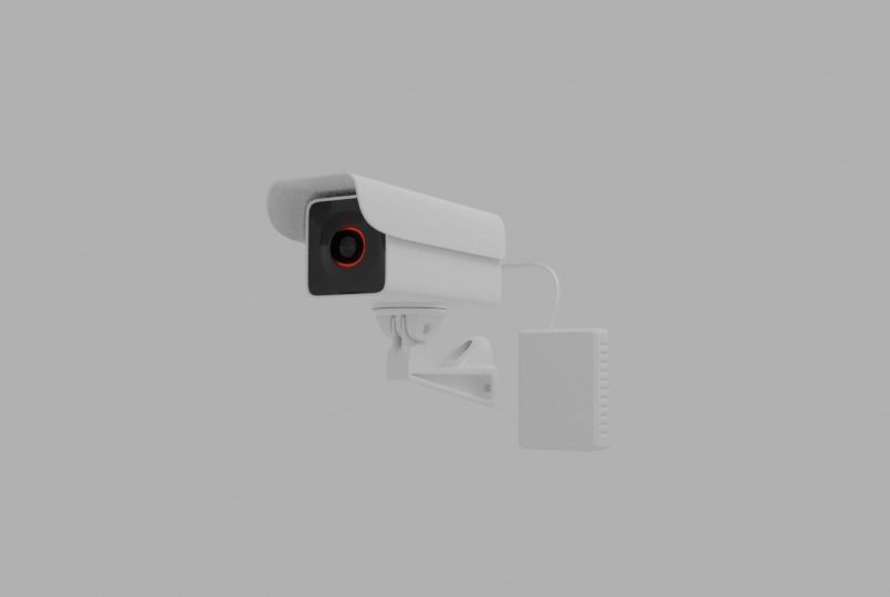 Realistic CCTV Camera 3D model_7