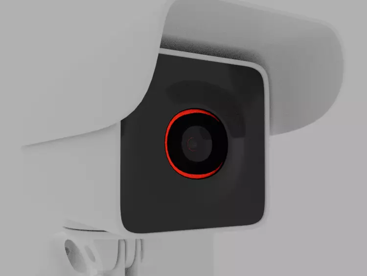 Realistic CCTV Camera 3D model_0