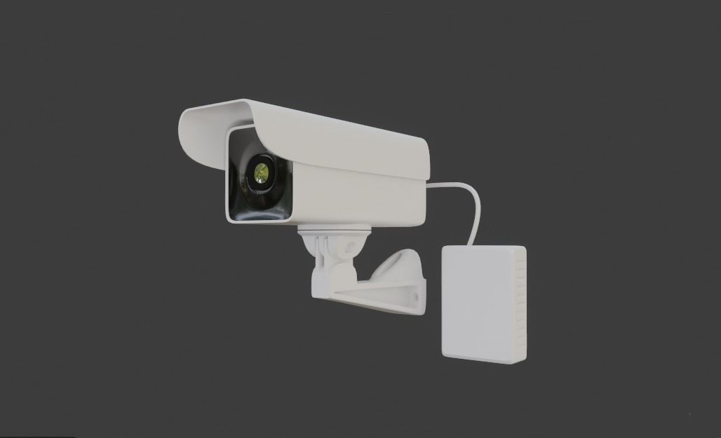 Realistic CCTV Camera 3D model_9