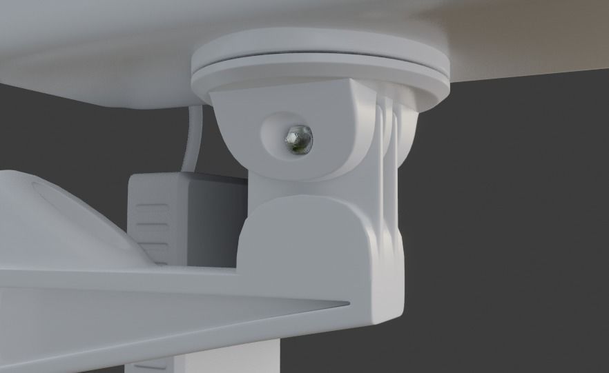 Realistic CCTV Camera 3D model_5