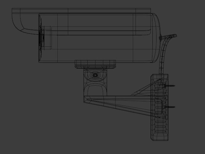 Realistic CCTV Camera 3D model_8