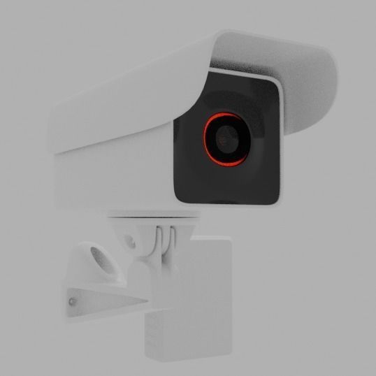 Realistic CCTV Camera 3D model_4